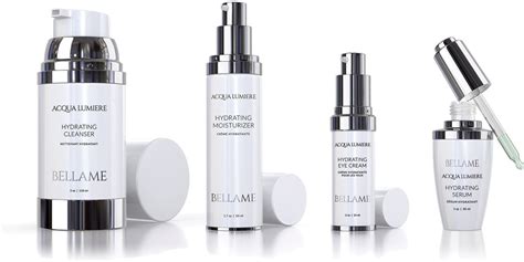 Bellame beauty - An ultra-luxurious line packed with a powerhouse, clinical grade ingredients—minus harsh chemicals like parabens and phthalates — Acqua Lumiere’s patented technology delivers exactly what your skin needs, precisely when it needs it.